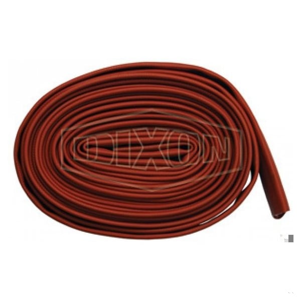 Light Duty Fire Hose, 1-1/2 in, 50 ft L, 225 psi Working, Nitrile, Domestic